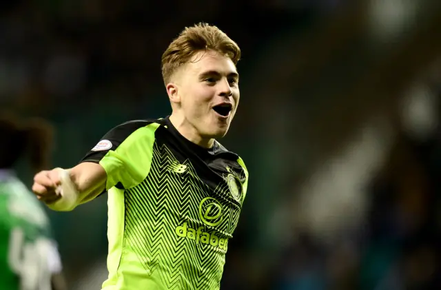 Celtic winger James Forrest