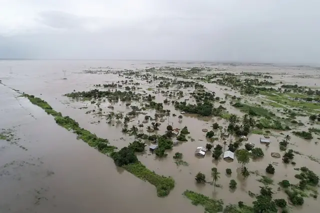 Areal view of Beira