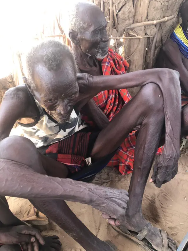 Pregnant women, children, and the elderly have been left behind in villages in Turkana.