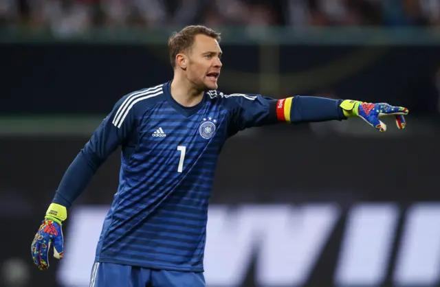 Germany goalkeeper Manuel Neuer