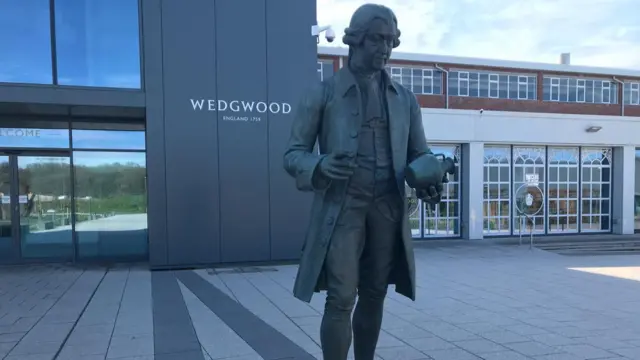 Wedgwood statue at Barlaston