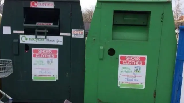 Some unbranded clothing banks