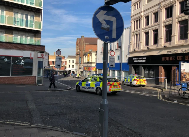 Babington Lane cordon