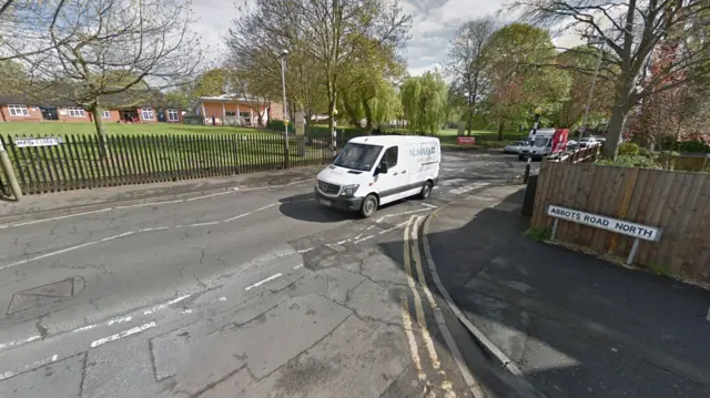 Junction of Abbotts Road North and Main Street.