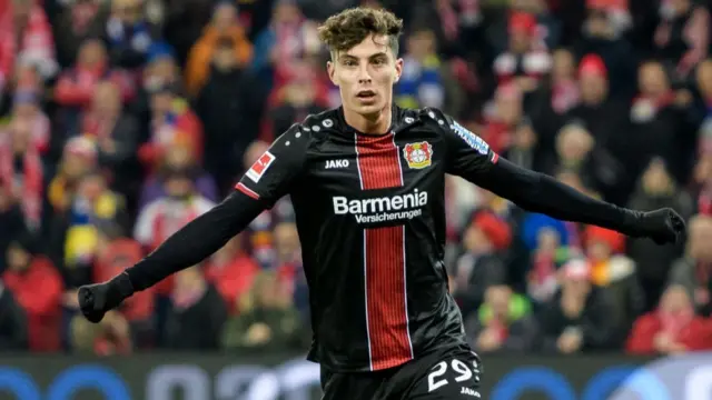 Kai Havertz of Bayer Leverkusen