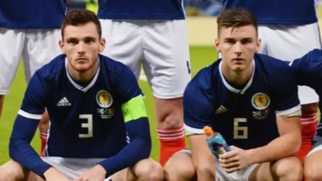 Andrew Robertson and Kieran Tierney are both missing for Scotland