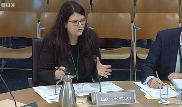 Mhairi McMillan from from the Law Society of Scotland