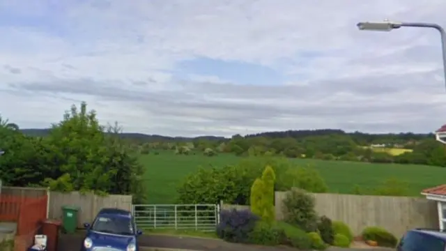 The fields off Chester Lane, Rugeley