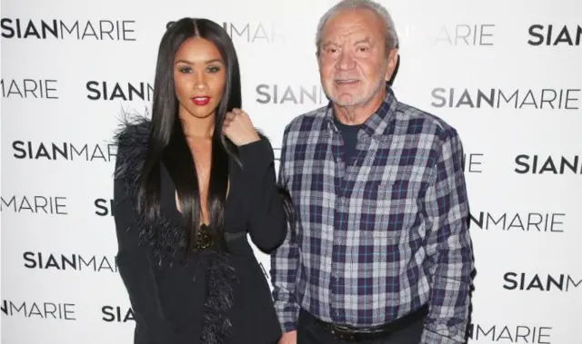 SIAN GABBIDON AND LORD SUGAR