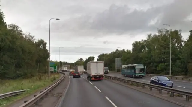 A500 between Wolstanton and Porthill