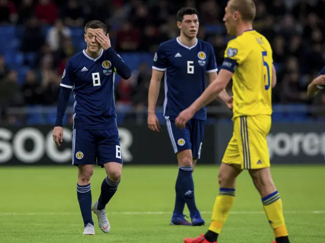 Scotland were well beaten beaten in Astana