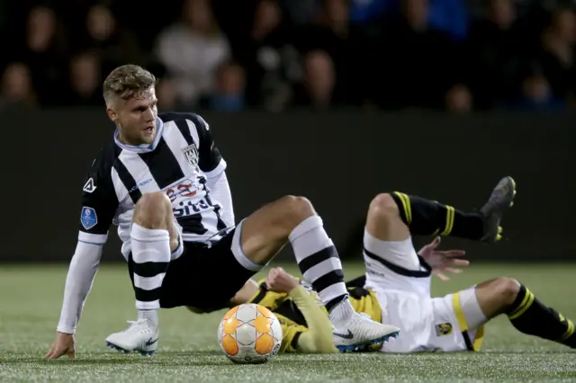 Alexander Merkel in action for Heracles Almelo