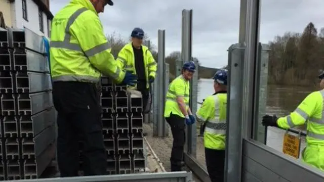 Barriers coming down in Bewdley