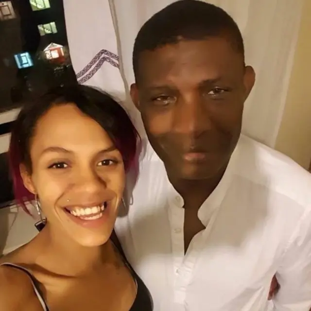 Babatunde Awofeso, pictured here with his daughter, Colleen