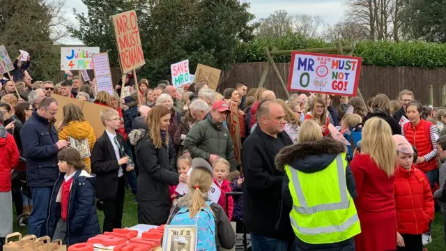 Swinford C of E Primary School protest