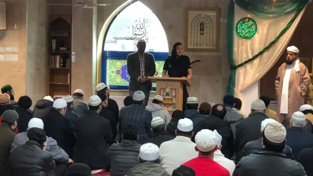 Chief Insp Karen Stevenson at Stoke-on-Trent's City Centre Mosque