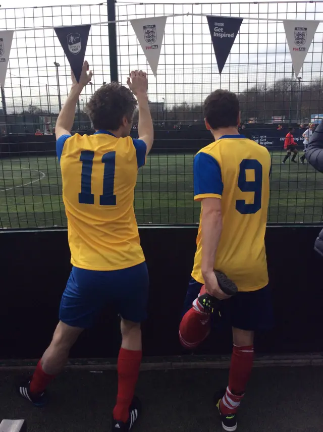 Exeter Bohemians Old Boys warm-up