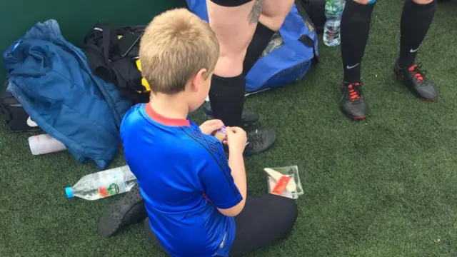 FA People's Cup supporter in Manchester