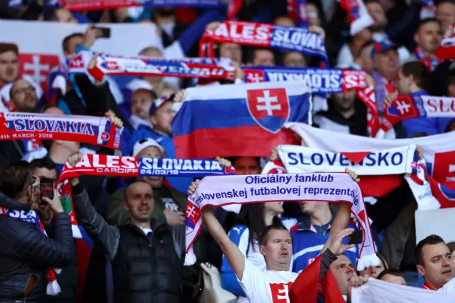 Slovakia fans