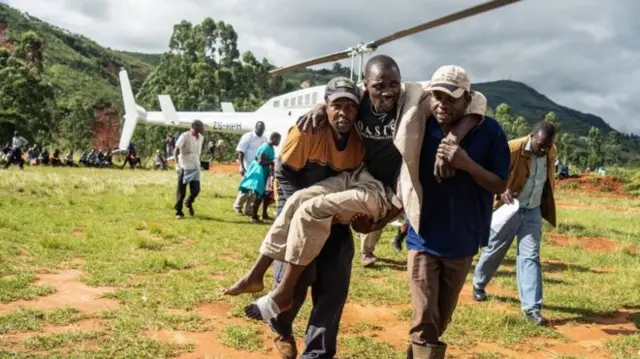 Man carried away after cyclone