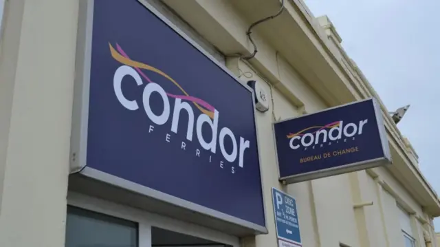 Condor Ferries sign