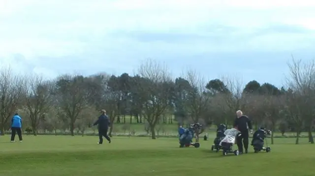 People playing golf in Bridlington