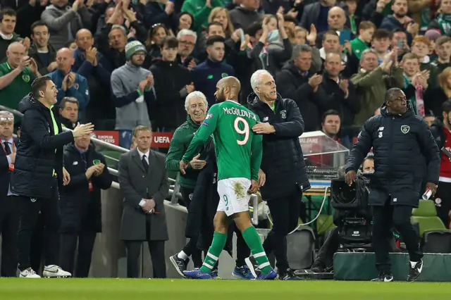 David McGoldrick of Ireland