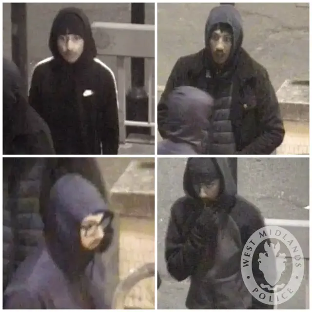 The CCTV images released by police