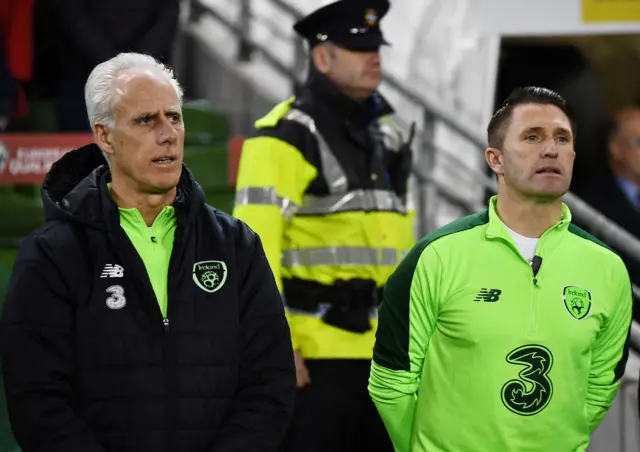 Mick McCarthy and Robbie Keane