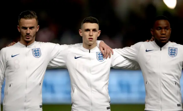 James Maddison, Phil Foden, Ademola Lookman