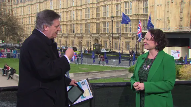 Labour MP Catherine McKinnell with Simon McCoy