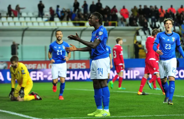 Italy"s Moise Kean