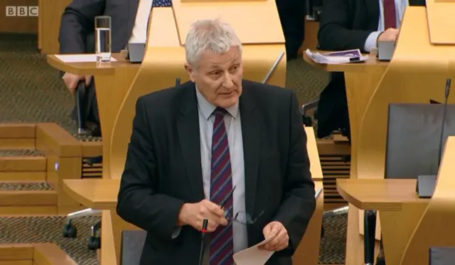 Scottish Green MSP Johjn Finnie