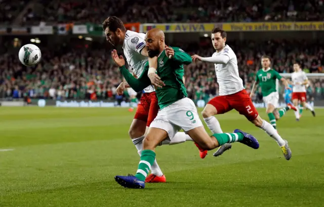 Republic of Ireland"s David McGoldrick