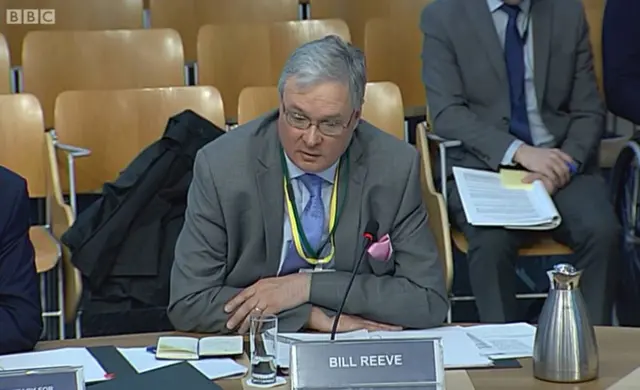 Bill Reeve, the director of rail with Transport Scotland