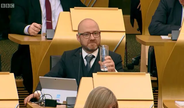 Scottish Green Party co-convener Patrick Harvie