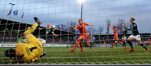 Lucy Bronze in action for Lyon against Wolfsburg