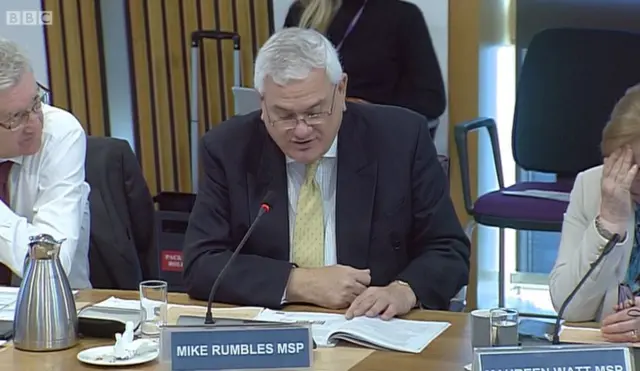 Lib Dem MSP Mike Rumbles