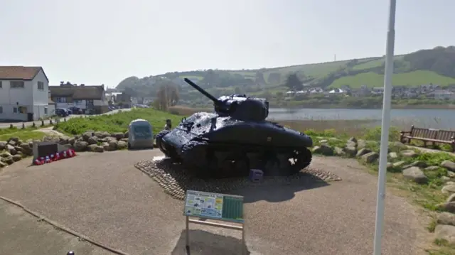 Exercise Tiger tank war memorial