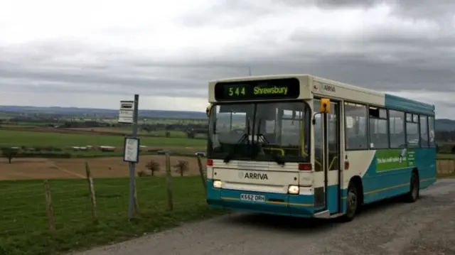 The 544 service from Lyth Hill to Shrewsbury would be withdrawn under the proposals due to "very low passenger usage"