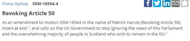 SNP amendment