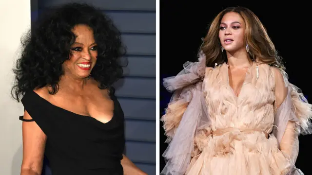 Diana Ross and Beyonce