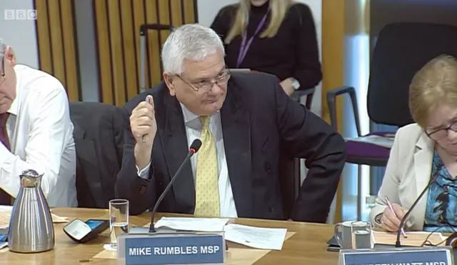 Lib Dem MSP Mike Rumbles