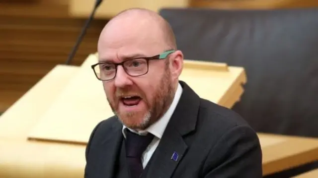 Patrick Harvie said people across the UK were now "waking up to the crisis before us"