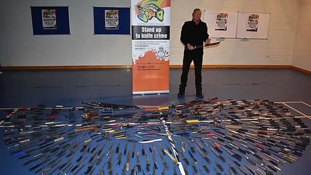 Knives collected during amnesty