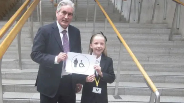 Labour MSP Iain Gray backed Grace Warnock's toilet signs campaign in 2015