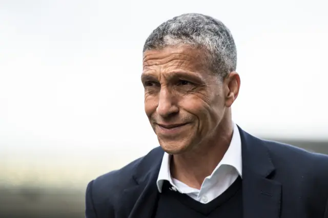 Brighton boss Chris Hughton