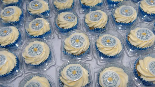 Leicester City cakes