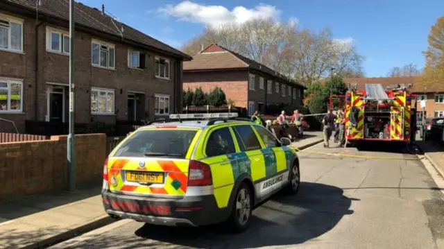 Police outside house on Mundy Street