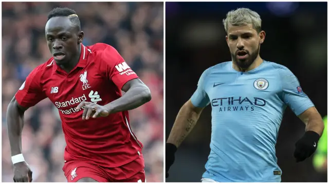 Sadio Mane and Sergio Aguero